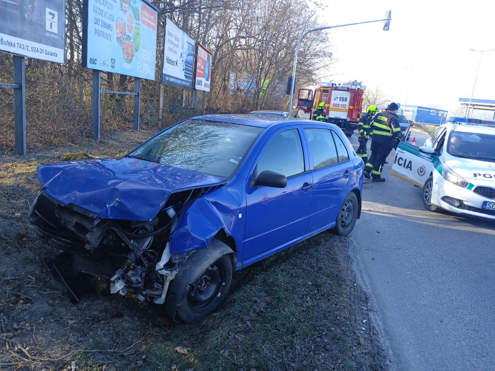Dopravná nehoda na Vajnorskej ulici
